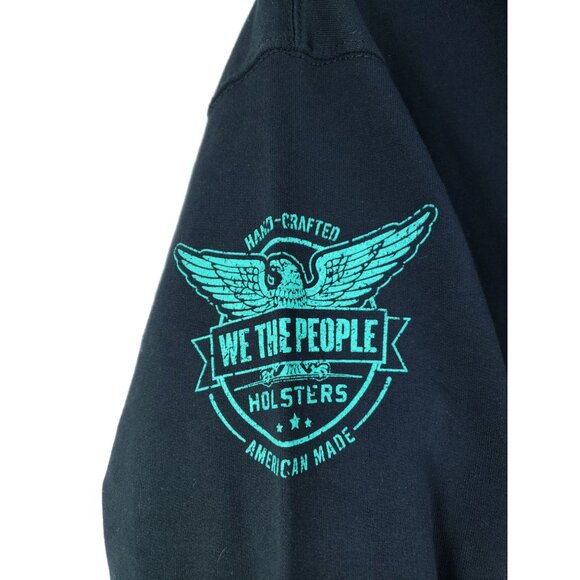 2 We The People Hooded Sweatshirts Mens Size Large Black - Picture 4 of 13